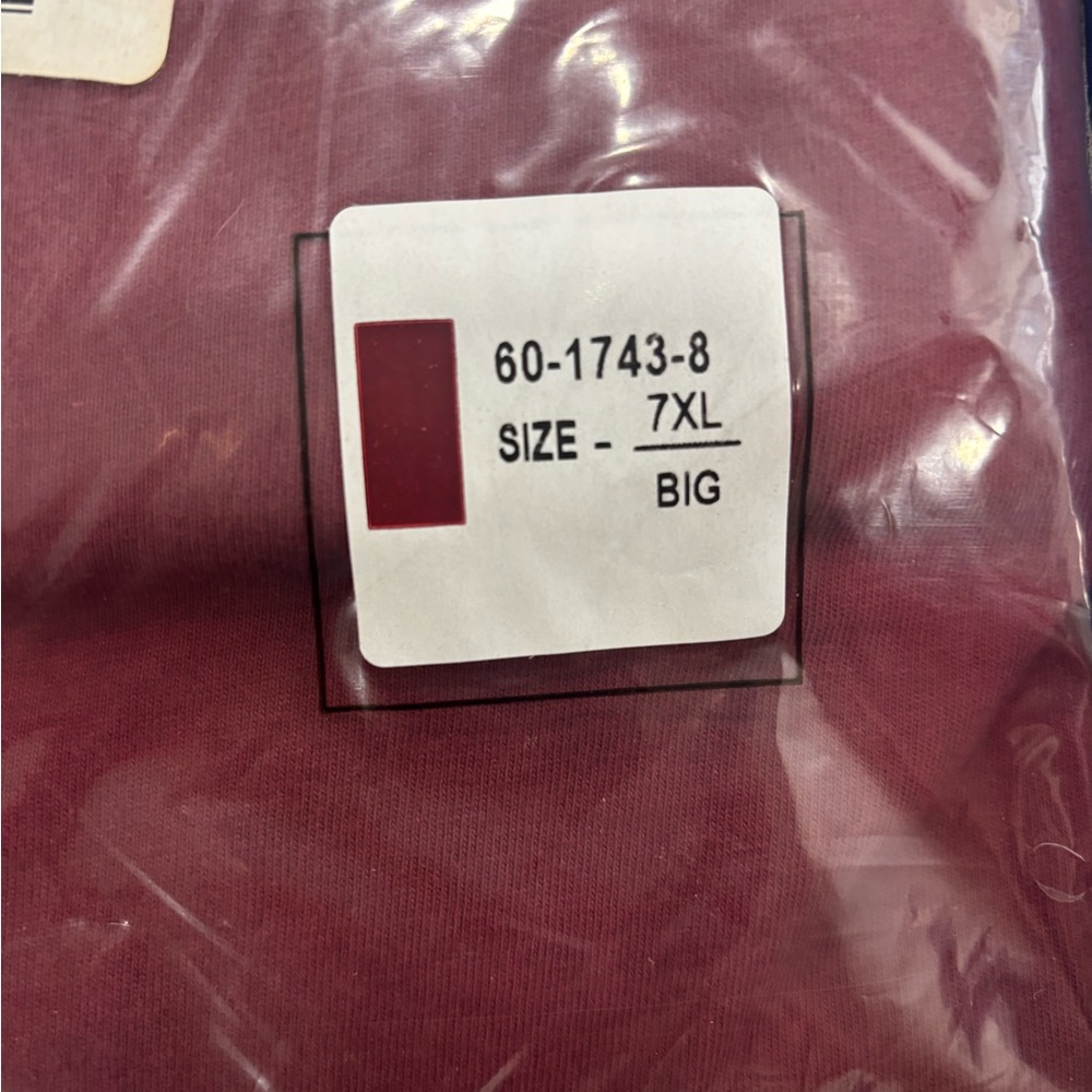 King Size 7XL Crewneck T Shirt New In Package (5 Pack) - Picture 3 of 6